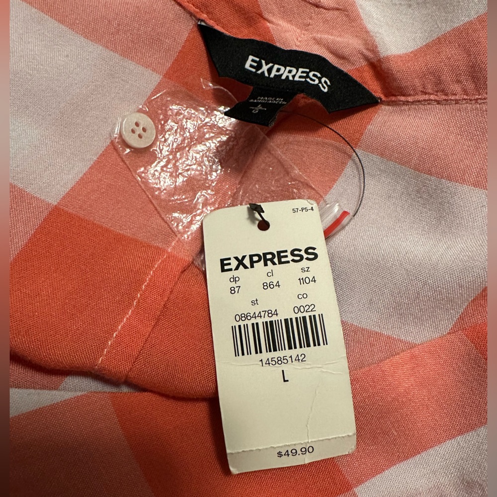 Express button down shirt- NWT - Picture 10 of 10